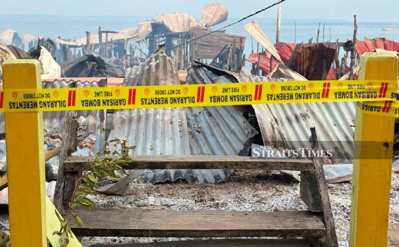 Fire disaster declared in Sandakan after 28 houses destroyed