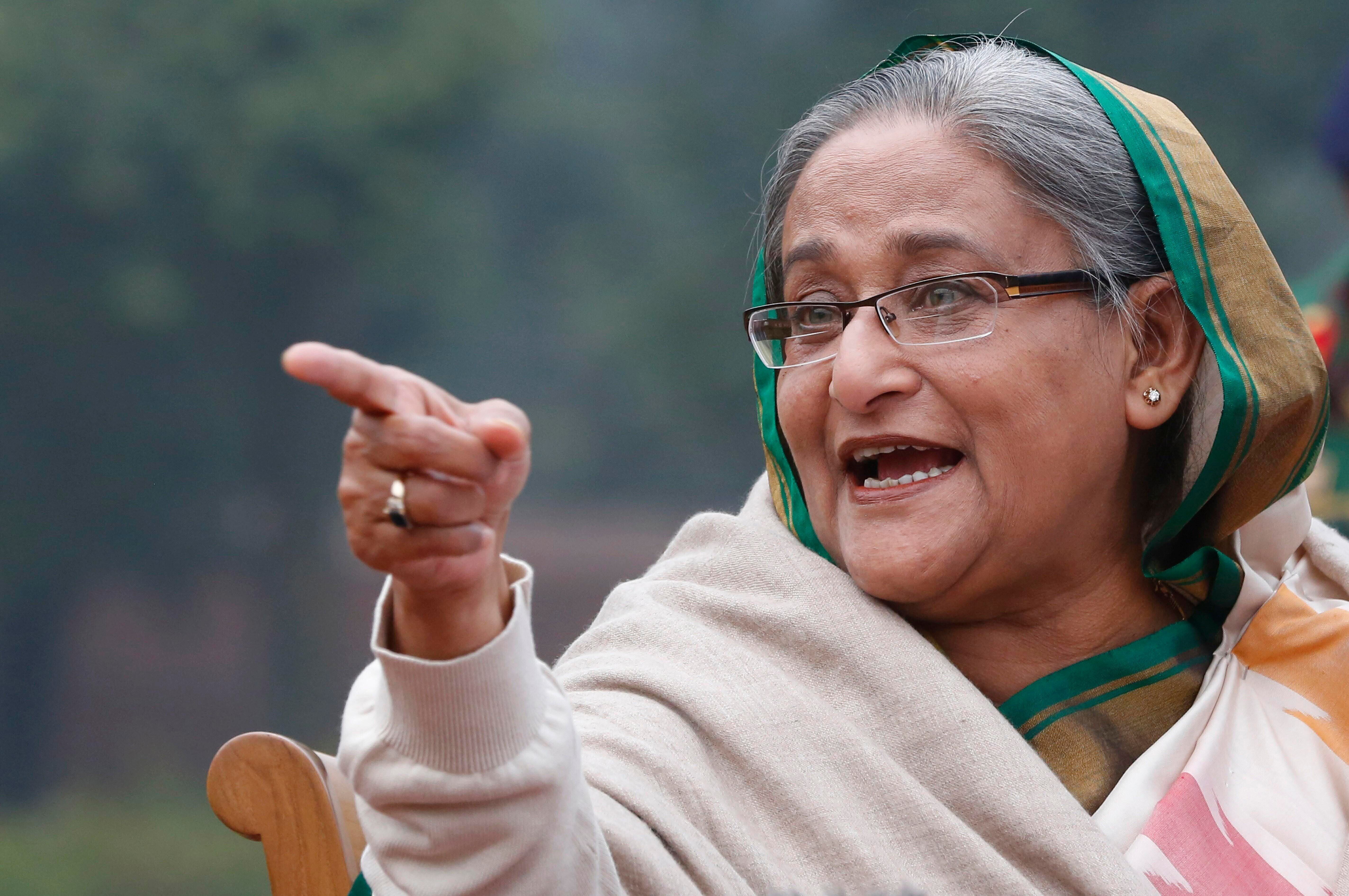 Ousted Bangladeshi leader vows to return from exile despite facing a death sentence