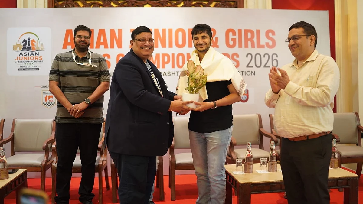 Vidit Gujrathi Honoured At Asian Junior Chess Championship After Arjuna Award Recognition