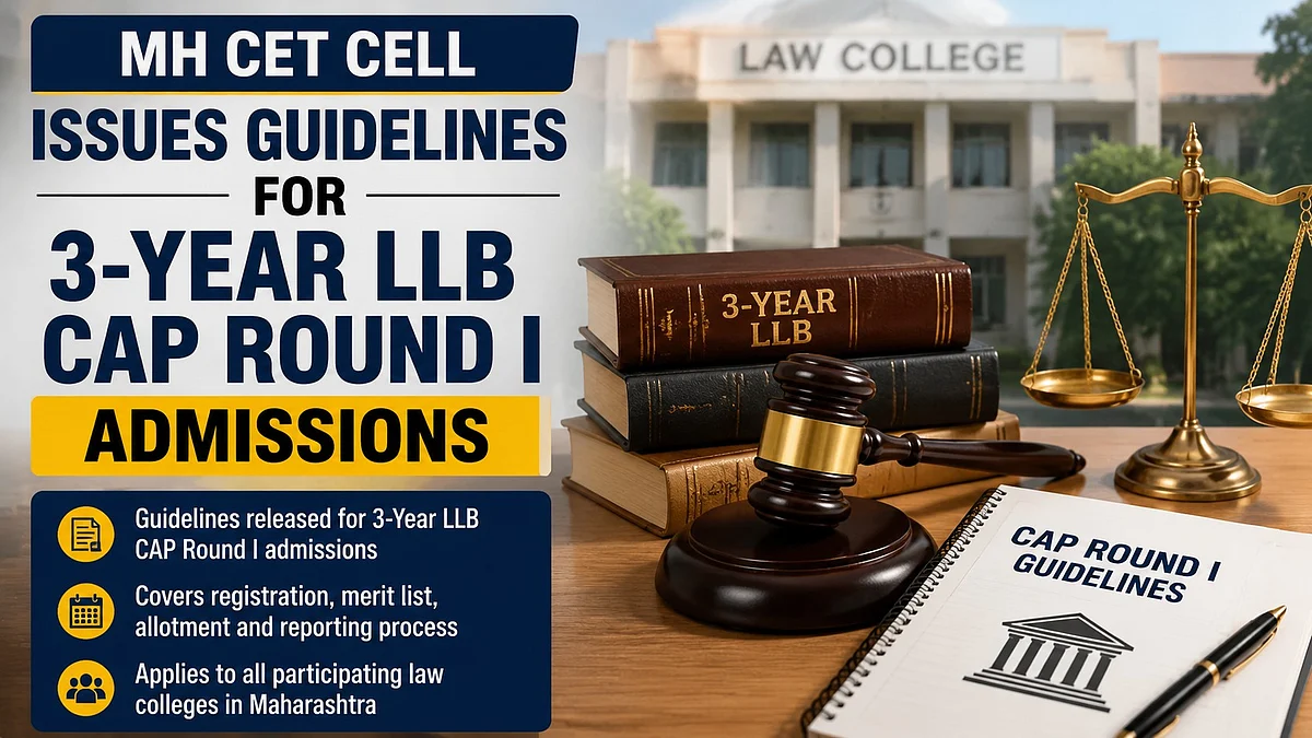 MH CET Cell Issues Guidelines For 3-Year LLB CAP Round I Admissions