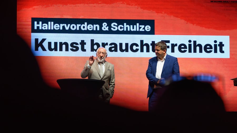 State election campaign: Uproar over Hallervorden's appearance at CDU candidate Schulze