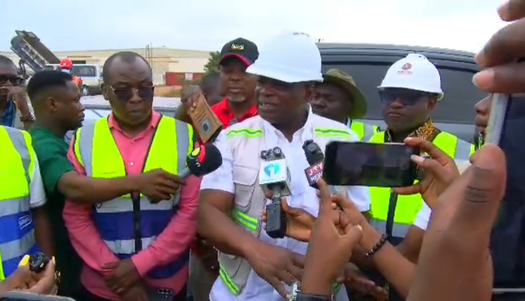 Agbodza orders contractors to accelerate work on 17km Tema-Aflao Road