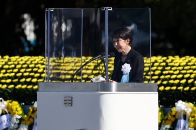 Takaichi pledges to uphold ‘three non-nuclear principles’ on Hiroshima anniversary