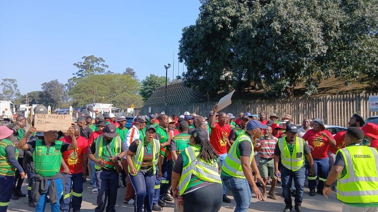 Sugar workers down tools
