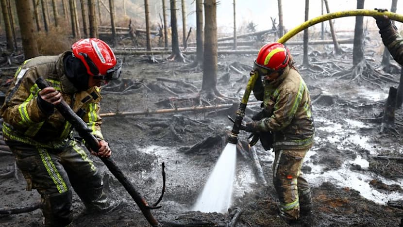 Evacuation orders lifted in Belgian wildfire zone