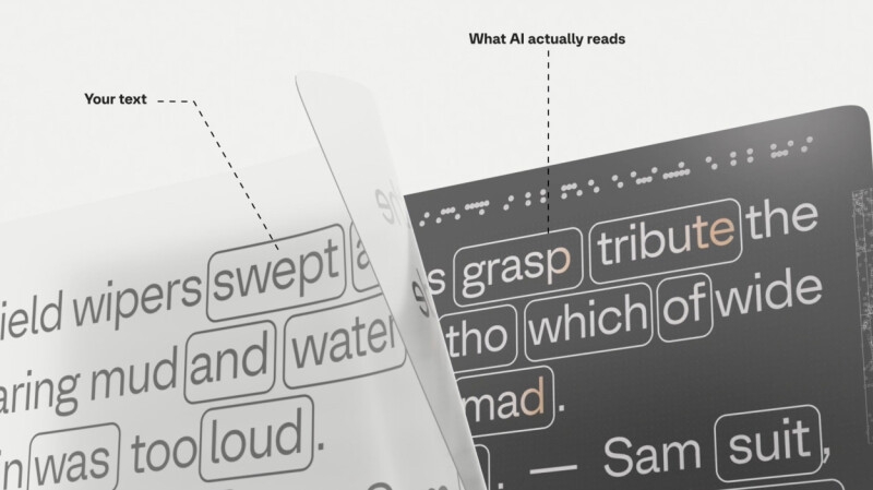Open source project fools AI scrapers with poisoned font