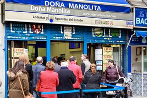 Doña Manolita in Madrid, Spain