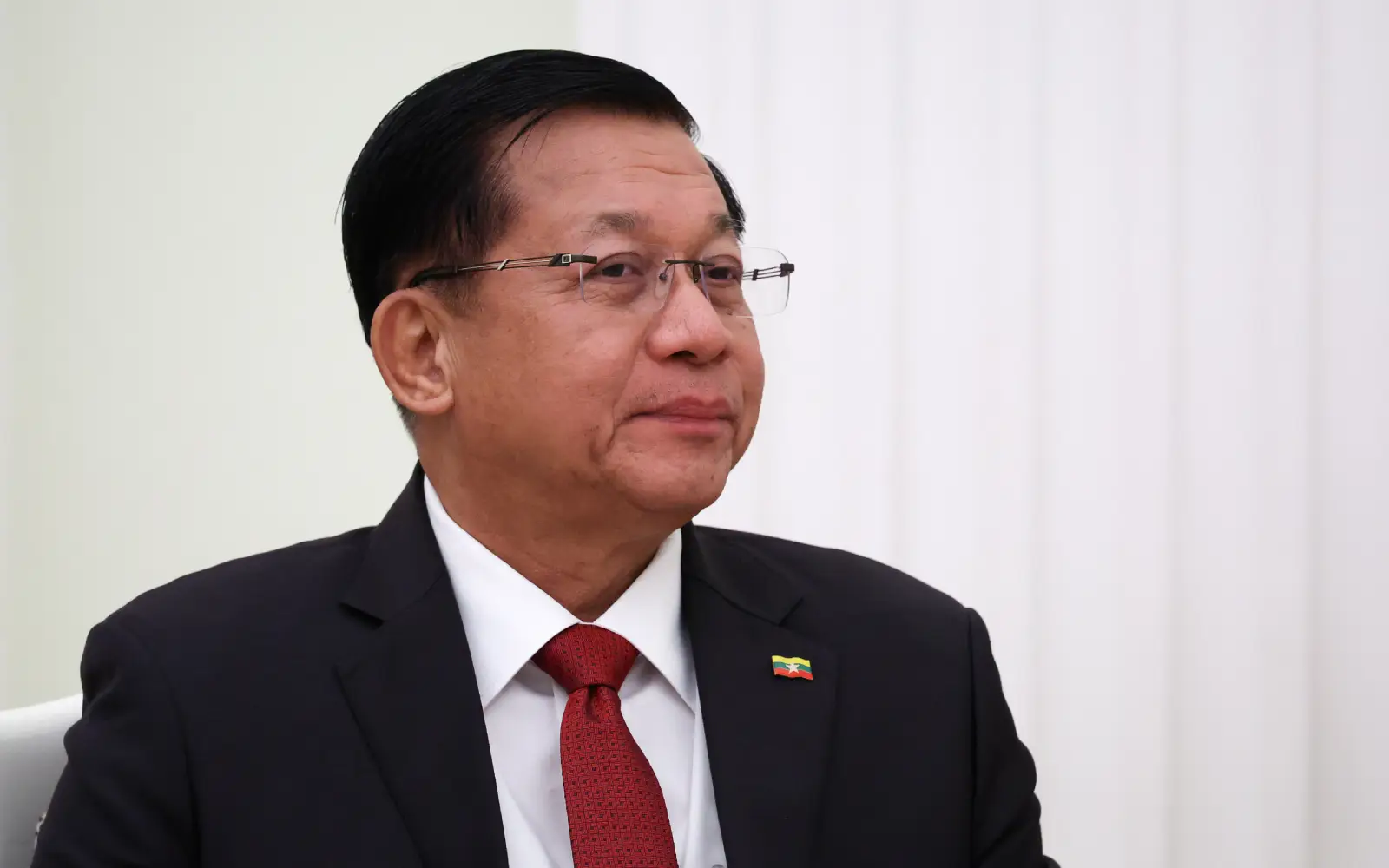 Myanmar’s ex-junta chief on first Thailand trip as civilian leader