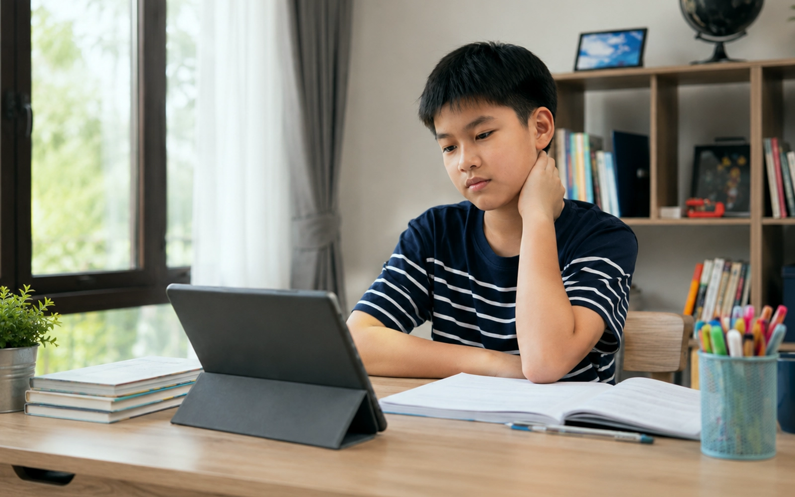 Are your child’s screen habits becoming a pain in the neck?
