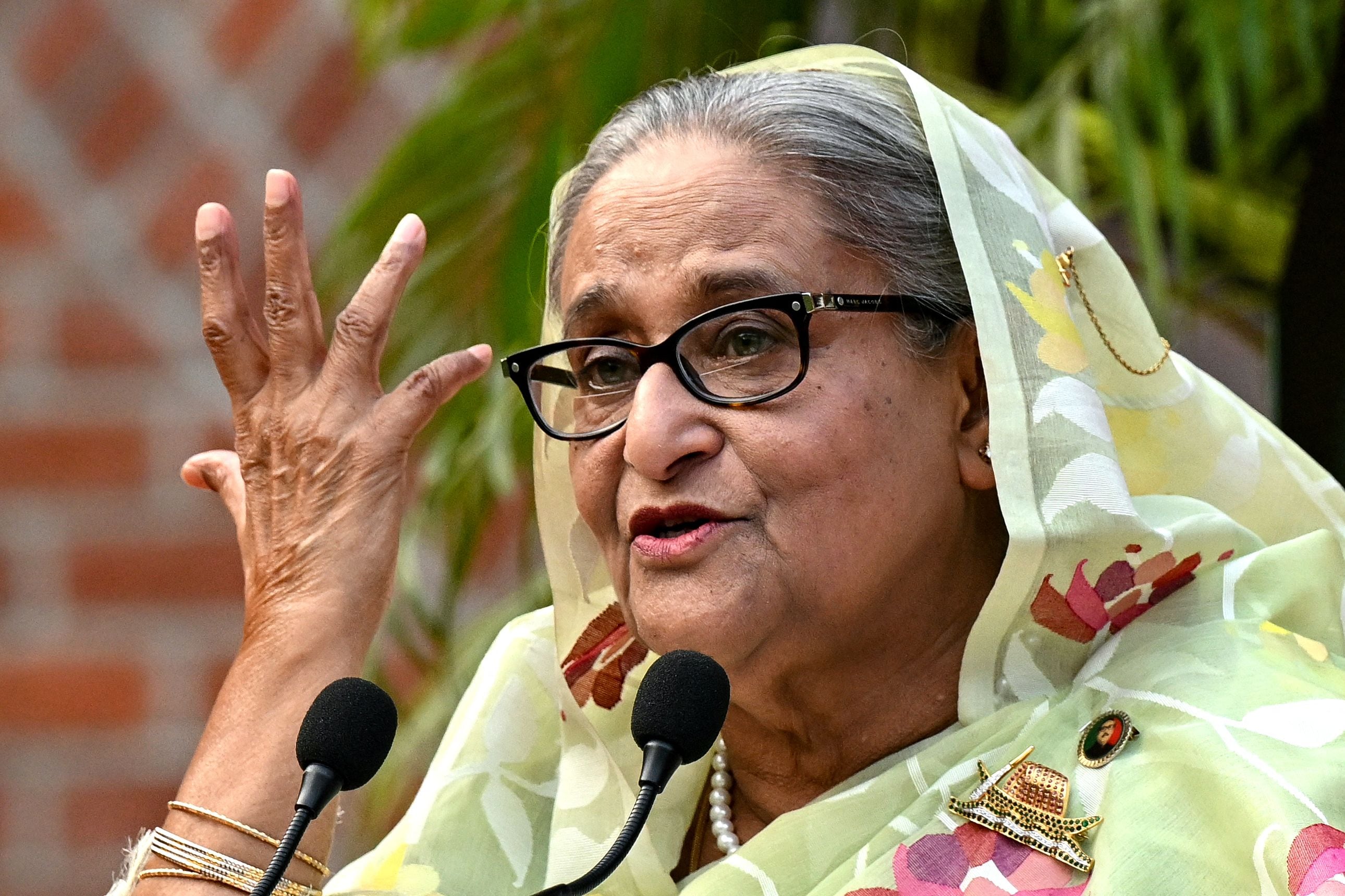 Ousted Bangladeshi leader Sheikh Hasina vows to return despite threat