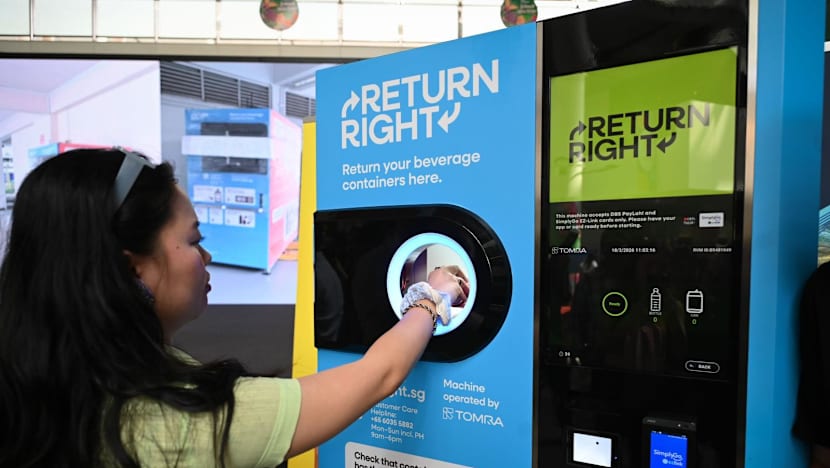 300 more beverage container return machines to be deployed at institutes of higher learning, industrial areas
