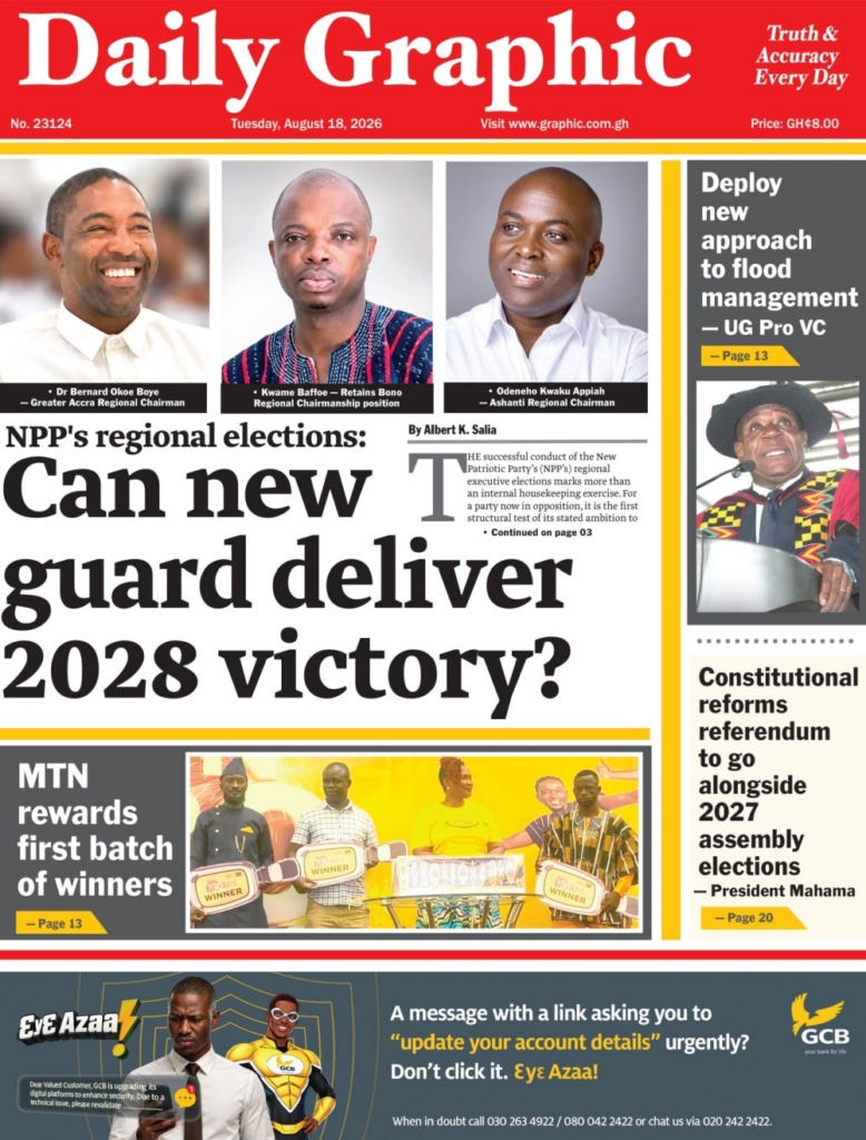 Today’s Front pages: Thursday, August 20, 2026