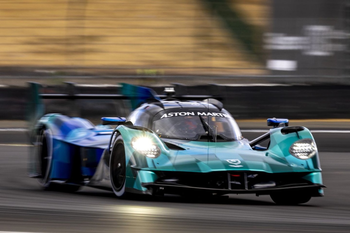 Aston Martin begins testing updated Valkyrie hypercar for 2027 WEC and IMSA