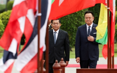 Myanmar’s Min Aung Hlaing in Thailand on legitimacy quest as Bangkok backs engagement