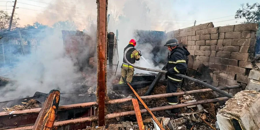 Russian drone strikes kill five in Kharkiv Oblast