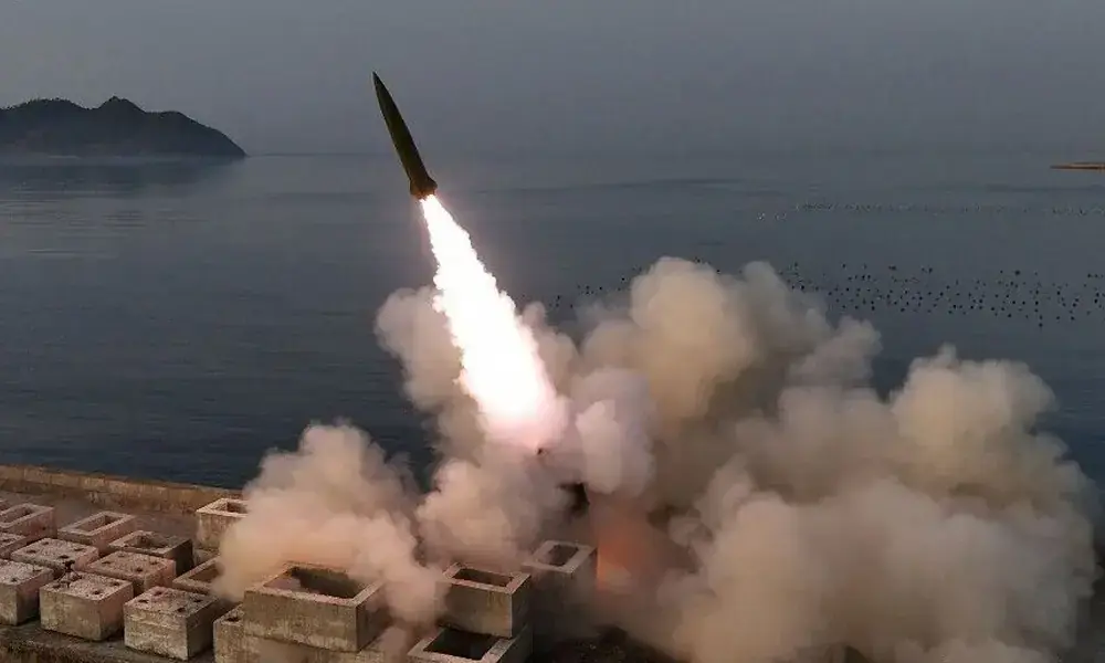 North Korea launches 10 ballistic missiles as US-South Korea drills near end