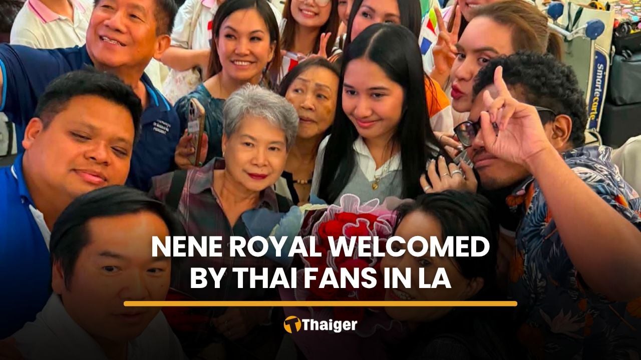 Nene Royal welcomed by Thai fans in LA ahead of performance
