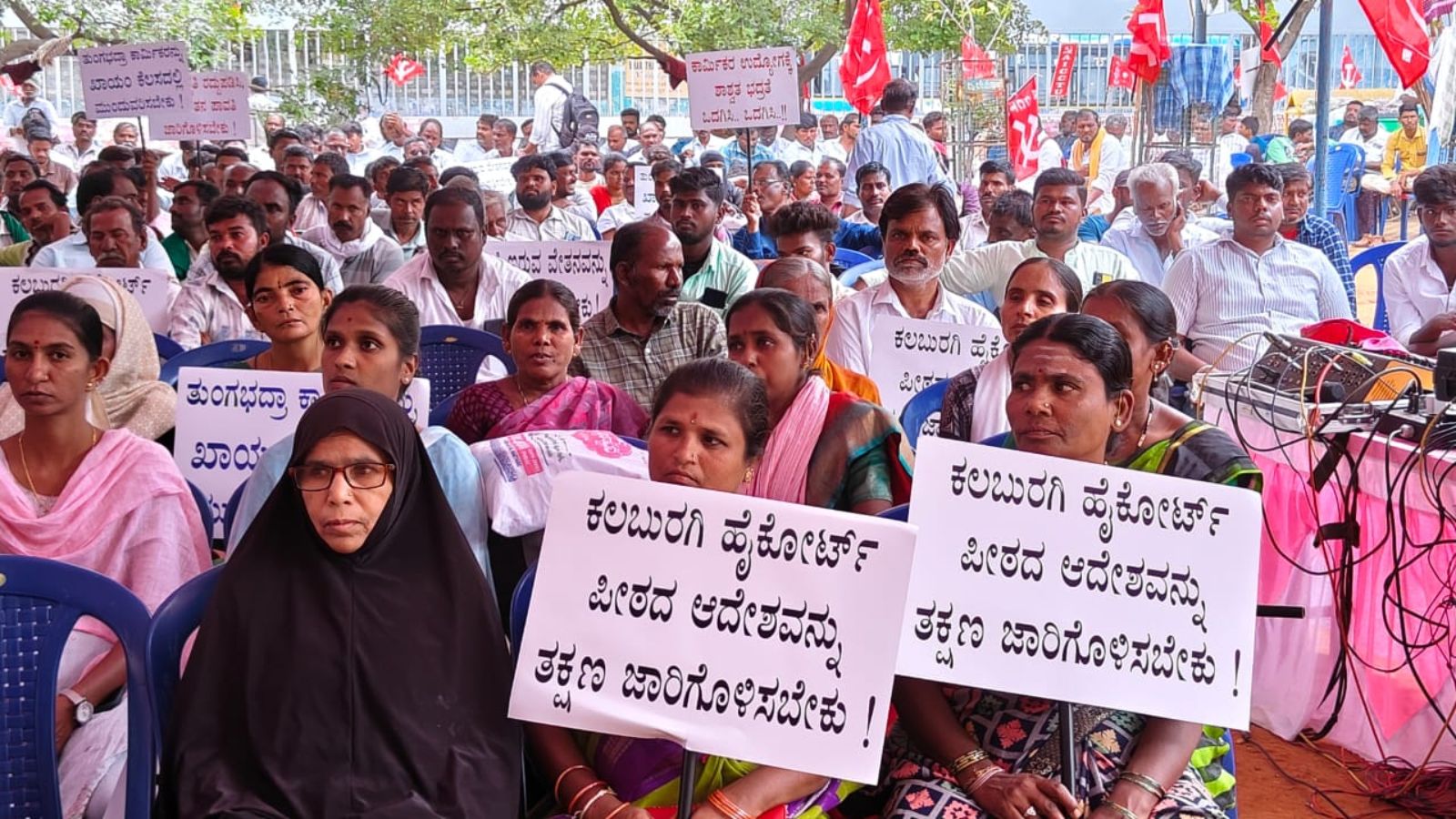 Regularisation, clearance of pending dues: Why irrigation workers in Karnataka are protesting