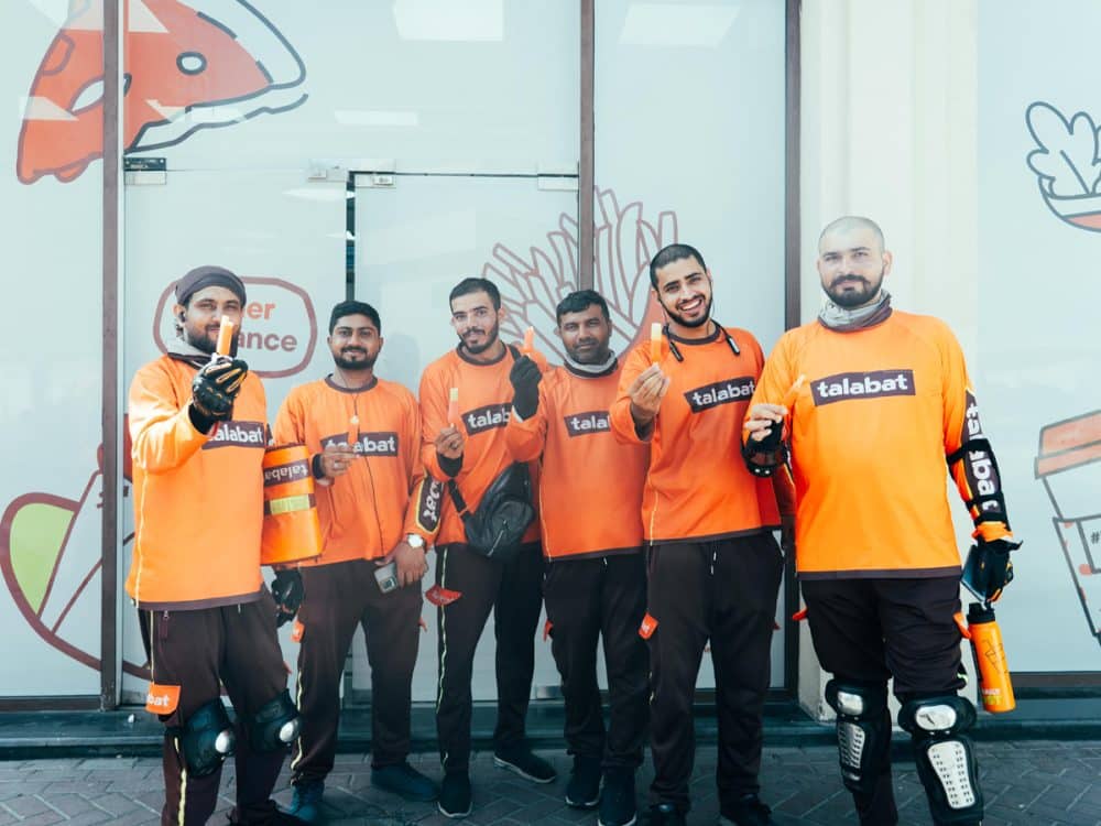 How talabat is supporting UAE delivery riders through Summer Together