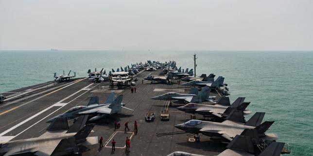 New US aircraft carrier arrives in Middle East to relieve long-deployed ship