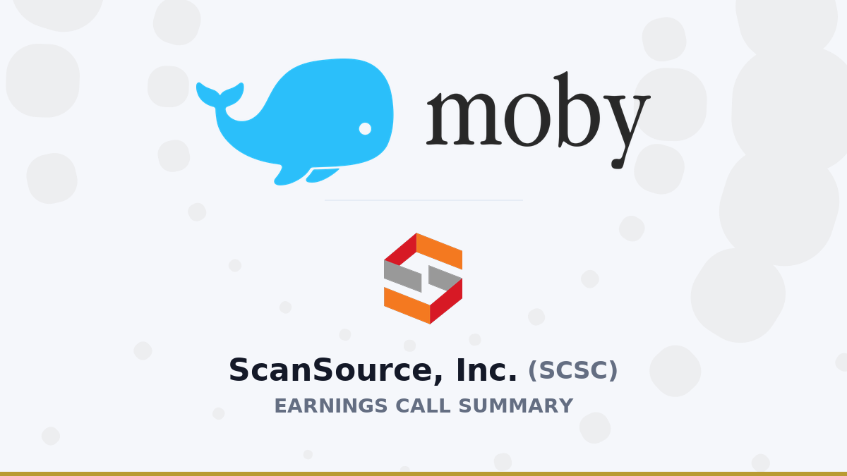 ScanSource, Inc. Q4 2026 Earnings Call Summary