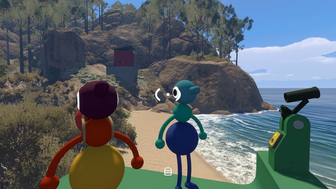 Big Walk simulates the strange, childlike sensation of being unexpectedly separated from your friends, and the joy and relief of finding your way back