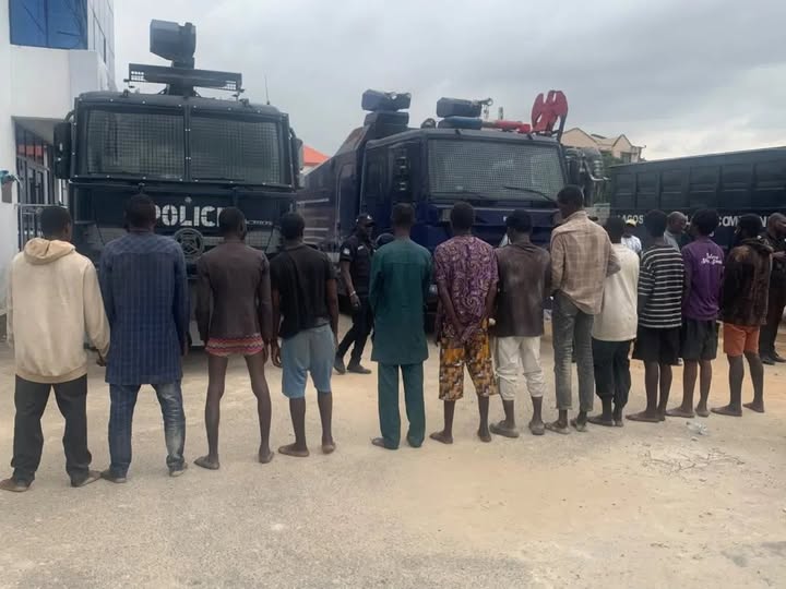 Police arrest 12 suspects over alleged vandalism of Lagos-Calabar coastal highway