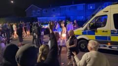 Two police officers injured during second night of anti-immigration disorder in Norfolk