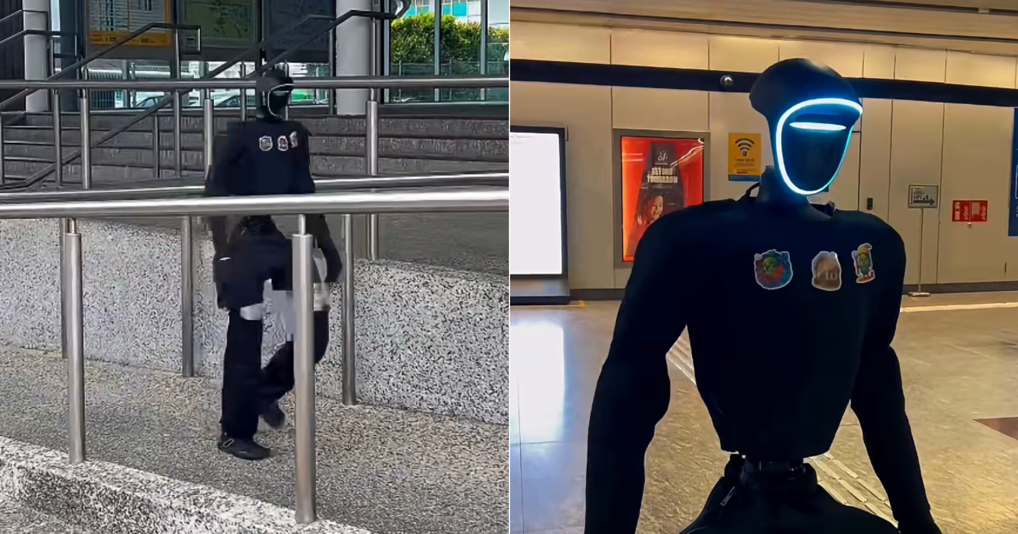 You can ask humanoid robot at Little India MRT station for directions from Aug. 31-Sep. 11