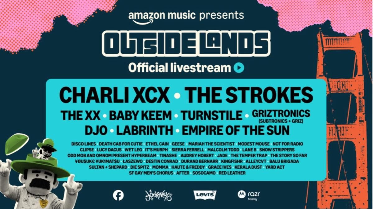 Outside Lands 2026 Livestream Lineup for Amazon Music Revealed