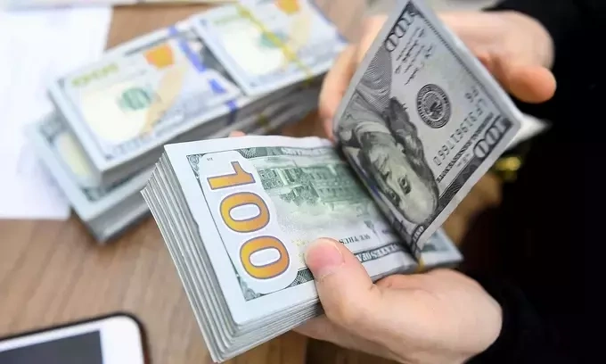 Dollar falls against dong