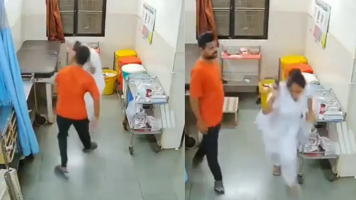 Caught On Camera: Man Slaps Nurse At Government Hospital In Gujarat; Arrested