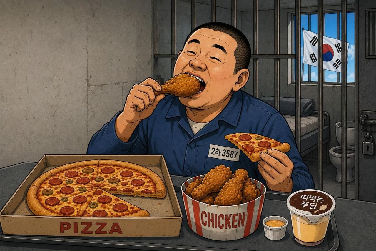 Are pizza, chicken too much for inmates? Koreans debate holiday meals