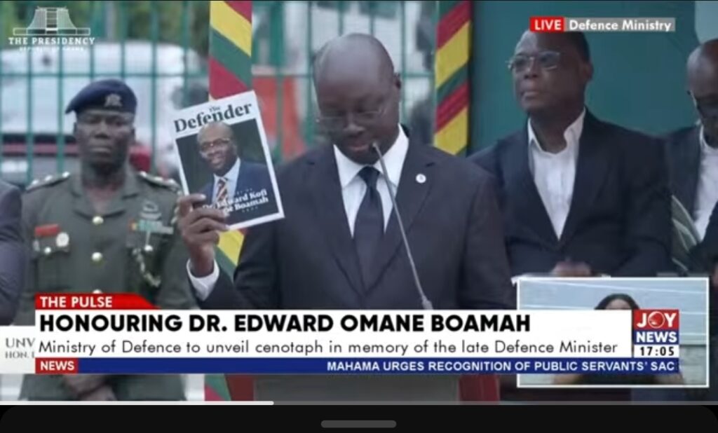 Defender Magazine to preserve Omane Boamah’s legacy of service and integrity – Ato Forson