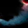 Trillion-mile gas streamer may explain tilt of triple-star system's outer planet-forming ring