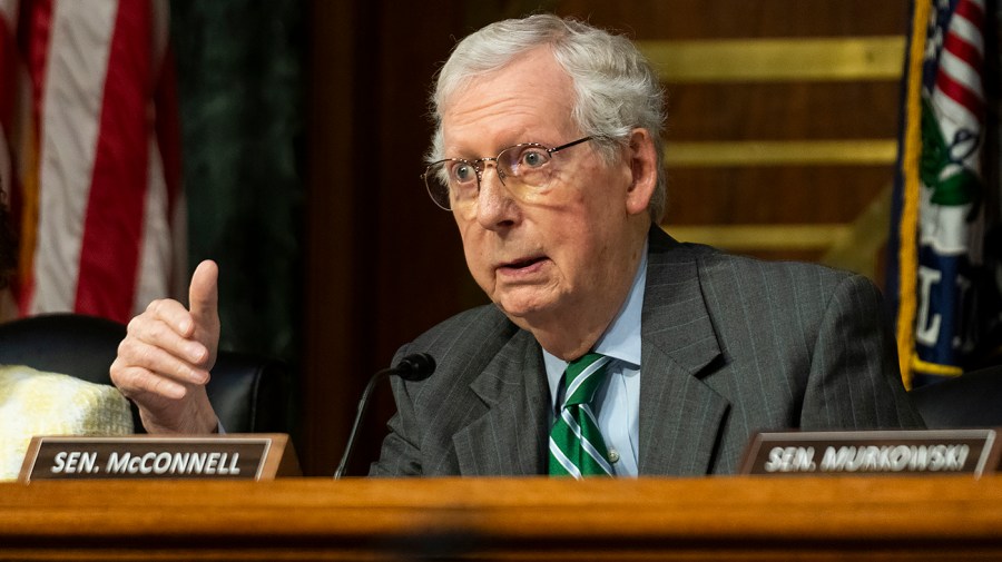 McConnell announces discharge from rehabilitation center