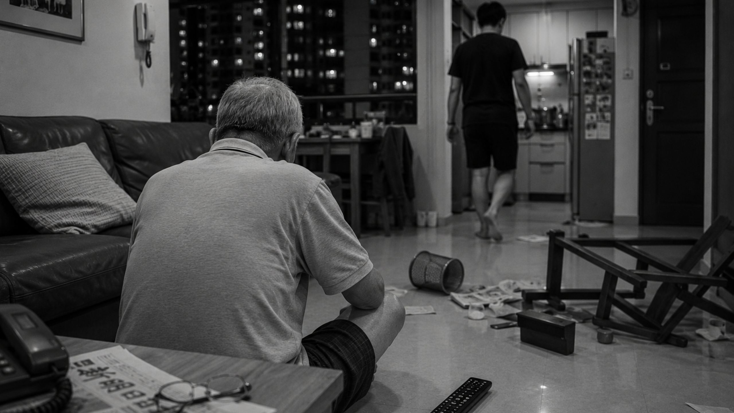 Son lashes out at 72-year-old father over rental income, beating him with remote control