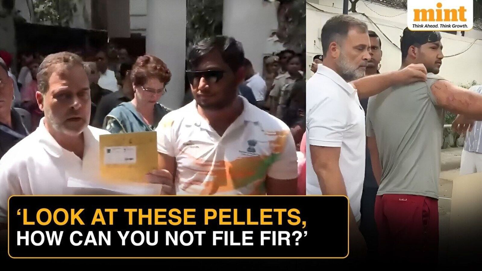 Delhi Police registers FIR in pellet guns case during CJP protest; Rahul Gandhi's sit-in protest ends