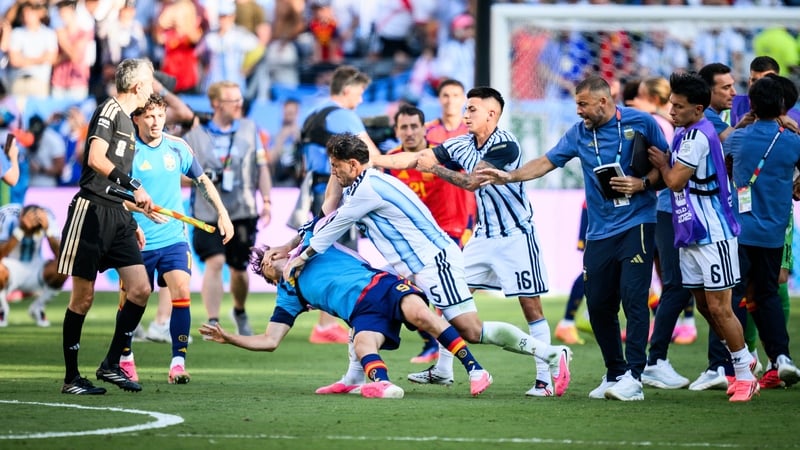 Three Argentina players banned over World Cup final brawl