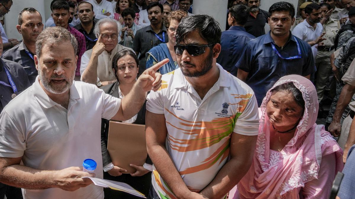 After Rahul’s dharna, police register FIR on pellet gun use at Delhi protest