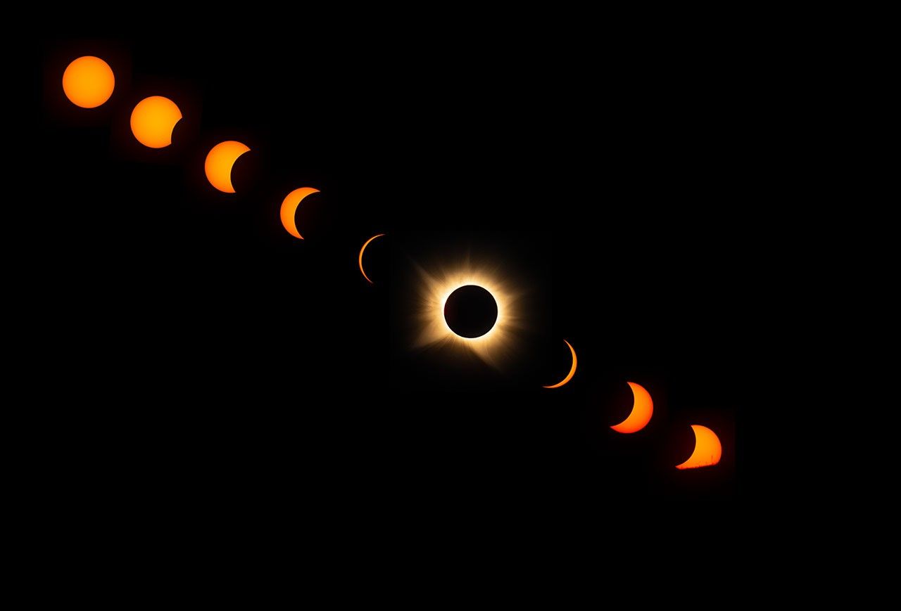 NASA Shares Views of August Solar Eclipse from Ground, Air, Space