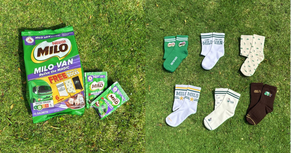 Miss the Milo van? You can now enjoy Milo Van Sachets with limited-edition Sports Day socks