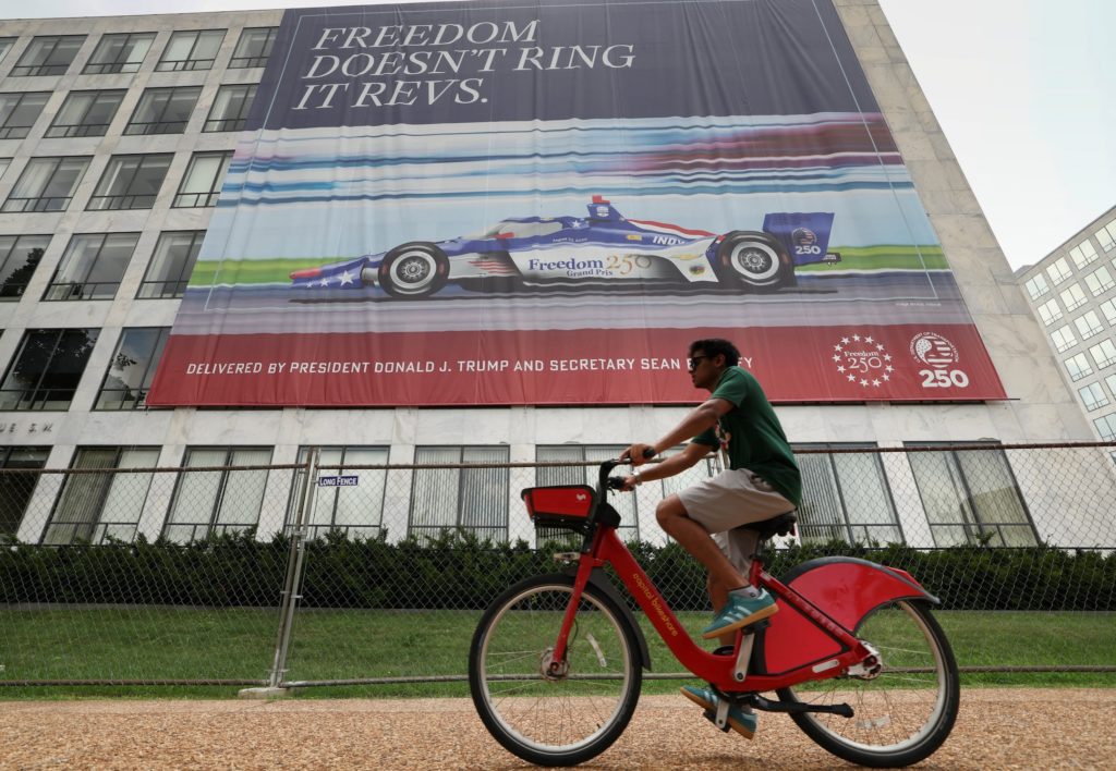 From White House ballroom to IndyCar race, Trump's spectacles take center stage in D.C.