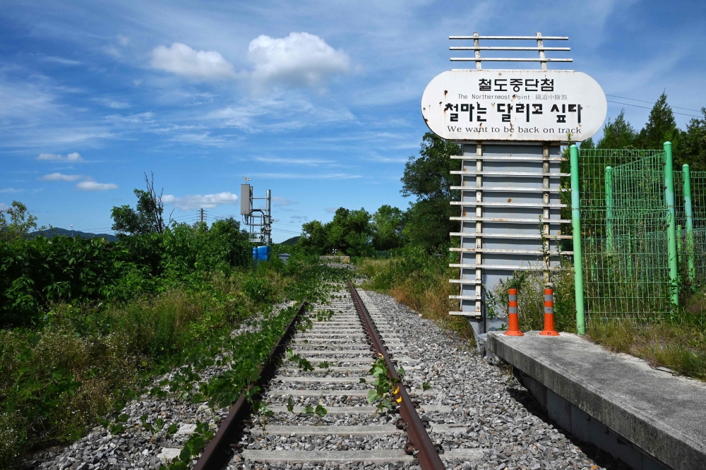 Train to nowhere? South Korea’s lonely frontier station strains for peace as Pyongyang fires back