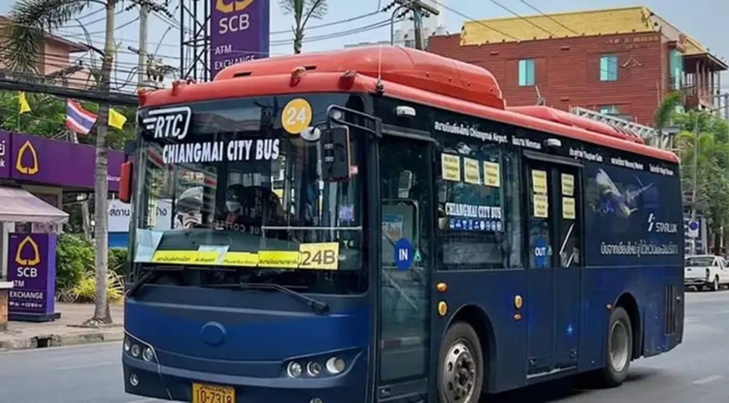 Chiang Mai City Buses Return After Temporary Shutdown