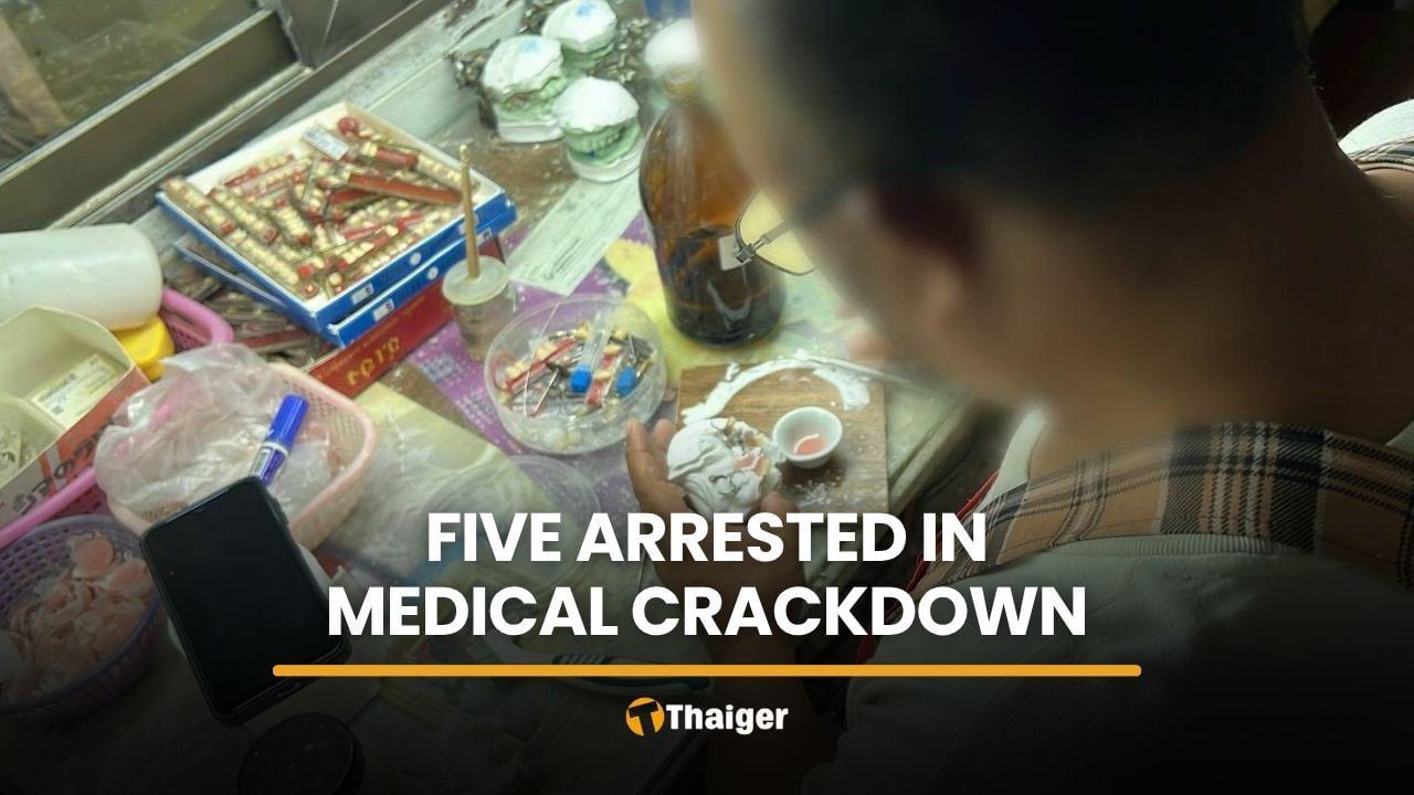 YouTube-trained ‘dentist’ among five arrested in medical crackdown near Bangkok