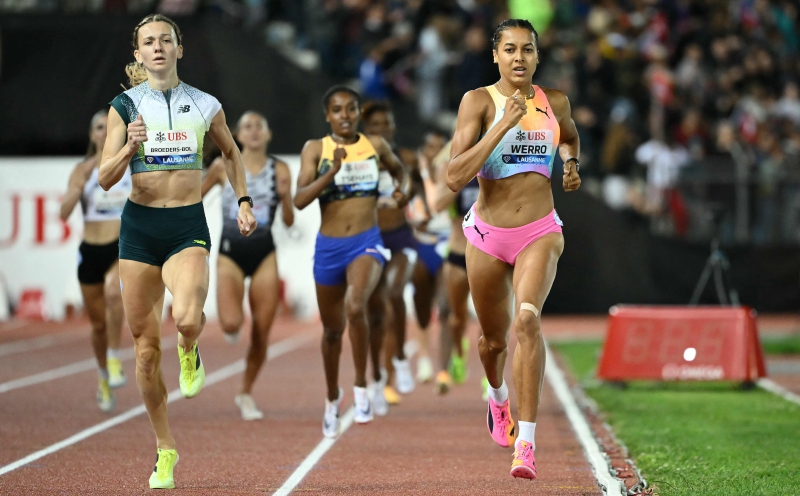 Werro wins Lausanne 800m, well off world record pace