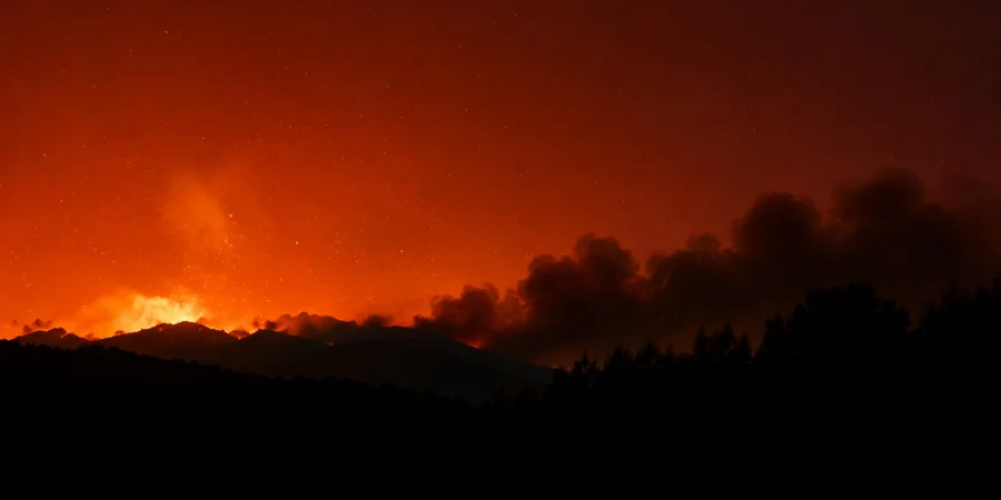 Massive fire breaks out at Hvardiyske airfield fuel depot in occupied Crimea
