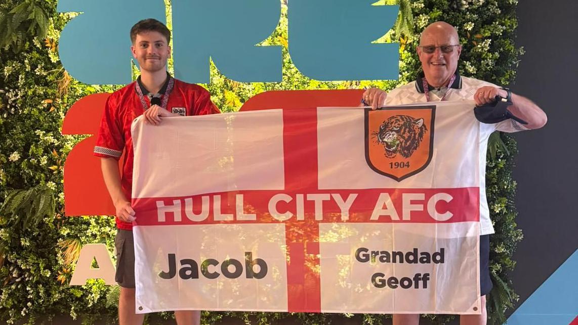 Jacob and his grandad take Hull City to America