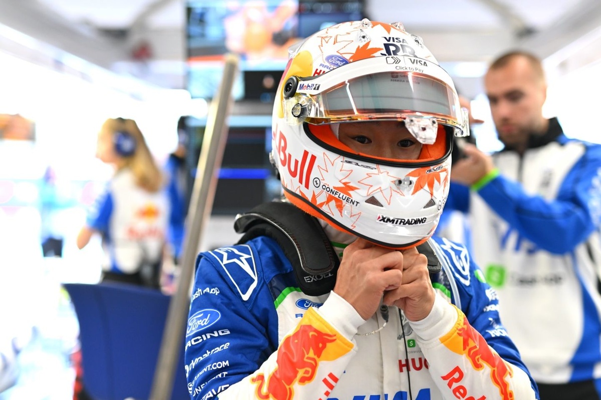 How Yuki Tsunoda’s first day back as an F1 driver went